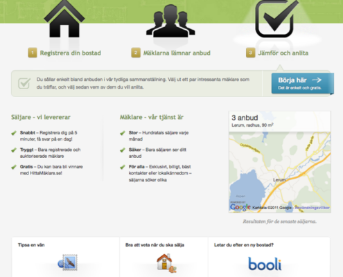 Hitta Mäklare .se new start page
